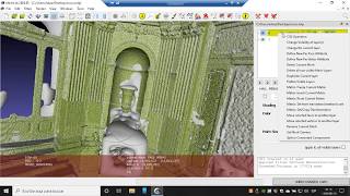 Generate mesh from point cloud in MeshLab [upl. by Arleyne]