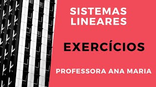 Sistemas Linearesexercícios Situações Problemas [upl. by Giliane]