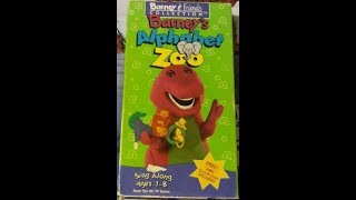 Barneys Alphabet Zoo 1994 VHS [upl. by Camila]