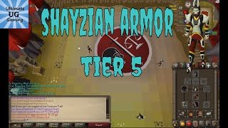 osrsZeah Shayzien Full Armour Set Guide Tier 5 [upl. by Schafer211]