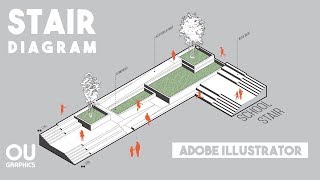 Axonometric Diagram in Adobe Illustrator [upl. by Llehsor]