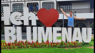 German Tourist visits Brazils German City Blumenau 2020 Travel Vlog [upl. by Akenn]