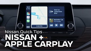 Nissan Apple CarPlay Tips amp Support  NissanConnect [upl. by Osman]