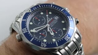 Omega Seamaster Diver 300M Chronograph Ref 22258000 Watch Review [upl. by Woodsum]