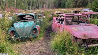 15 Coches Abandonados Más Increíbles Del Mundo [upl. by Attesor]