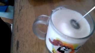 Aerolatte Review Frothing Cold Milk In Under 1 Minute [upl. by Bernice]