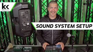 How To Setup A Sound System [upl. by Pliske209]