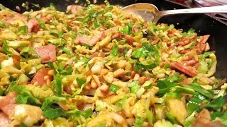 Shredded Brussel Sprouts with Bacon [upl. by Safier]